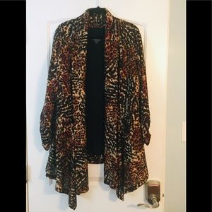 Multiples cardigan gorgeous colors size Large